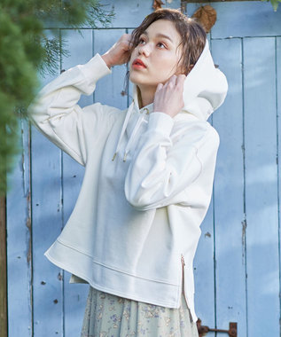 洗える フェミニン裏毛フード パーカー Feroux ファッション通販 公式通販 オンワード クローゼット 洗える フェミニン裏毛フード パーカー Feroux ファッション通販 公式通販 オンワード クローゼット