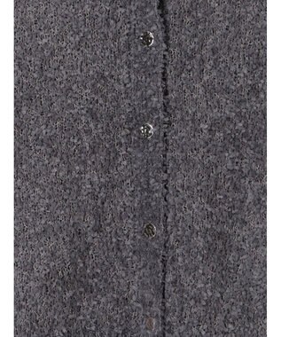 Te chichi テープヤーン前後2WAY5分袖カーディガン グレー