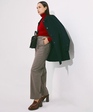 ICB WoolRever  ステンカラーコート ブラック系