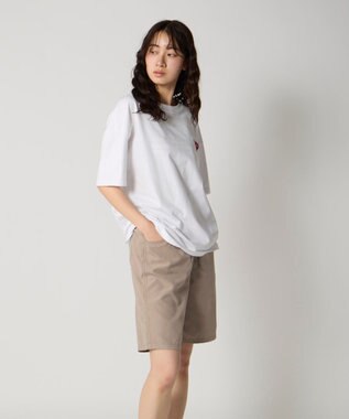 OP／FILA 【Ocean Pacific】ワンポイントベーシックTシャツ ホワイト