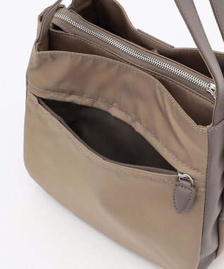 Y'SACCS スクエアすっきりトート Sサイズ ベージュ