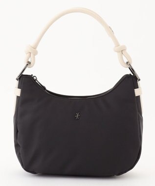 自由区 【撥水・2WAY】ナイロンノットワンショルダー バッグ ブラック系