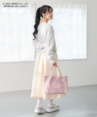 ROOTOTE 8473【ルートート】サンリオ IP.デリ.ルフル.ハローキティ-C 03：ミルキーピンク