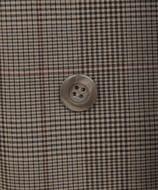 earth music&ecology ショートジレンチ Check Brown