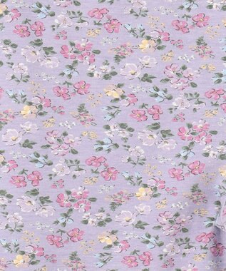 ANY KIDS フルレングス レギンス ラベンダー×花柄