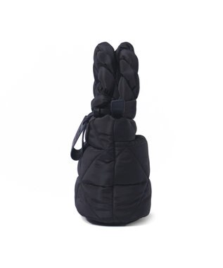 PELLE BORSA キルティング ミドルトートバッグ Puffy パフィ 5822 ブラック