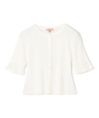 TOCCA HALF SLEEVE AJISAI  半袖カーディガン アイボリー系