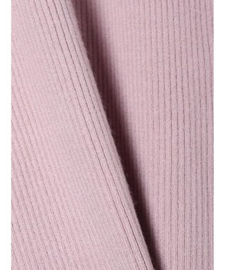 earth music&ecology やわらかタッチハイネックリブプルオーバー Lavender