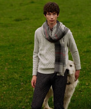 JOSEPH ABBOUD 【ストレッチ】フランネルジャージー パンツ グレー系7