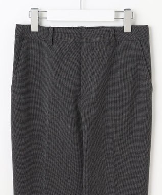 J.PRESS LADIES L 【洗える】T/Rアルガンシルク テーパード パンツ ライトグレー系