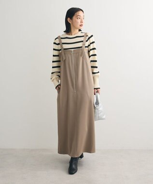 Green Parks ・ＥＬＥＮＣＡＲＥ　ＤＵＥ　ＺＩＰＵＰジャンスカ Gray Beige