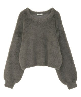 earth music&ecology Ｗフェイスシャギープルオーバー Mocha