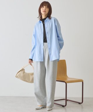 AMERICAN HOLIC 配色レギュラーカラーシャツ Sax