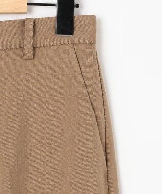 SHARE PARK LADIES 【洗える】TRストレートパンツ ブラウン