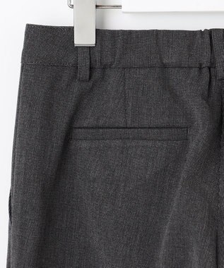 J.PRESS LADIES L 【洗える】T/Rアルガンシルク テーパード パンツ ライトグレー系