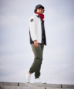 23区GOLF 【23Fondation/MEN】ニット ジョガーパンツ カーキ系