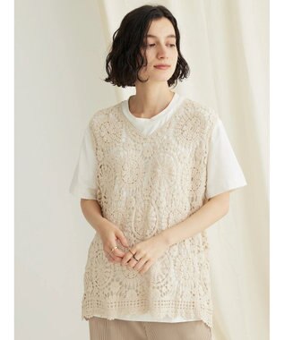 CRAFT STANDARD BOUTIQUE レースベスト Ivory