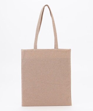 ANY SIS ラメサブトート バッグ ベージュ