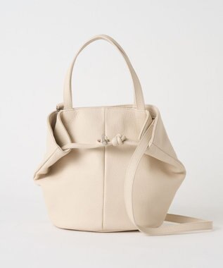 russet レザー2WAYミニトートバッグ(CE-1643) Ivory