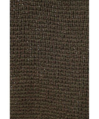 CRAFT STANDARD BOUTIQUE ワッフル編み短丈ニットベスト Khaki