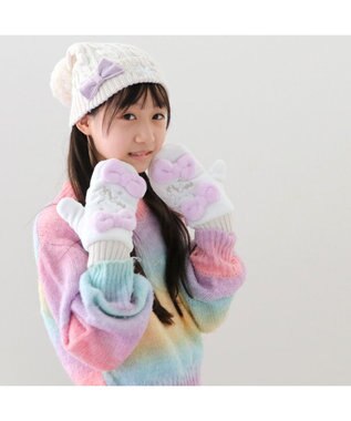 Mother garden マザーガーデン ユニコーン キッズ もこもこ手袋 《ホワイト》 ホワイト