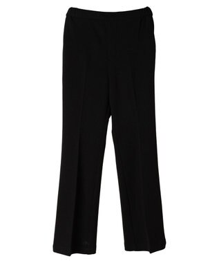 AMERICAN HOLIC 美・美・美ポンチジョーゼットフレアパンツ Black