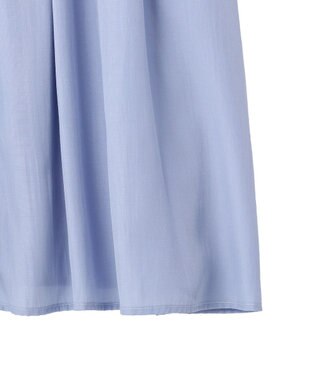 YECCA VECCA ベルト付きギャザーワンピース Blue