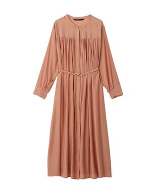 YECCA VECCA ベルト付きギャザーワンピース Orange