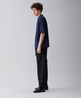 UNFILO MENS 【接触冷感】イージーケア ニットポロ [23年春夏商品] ネイビー