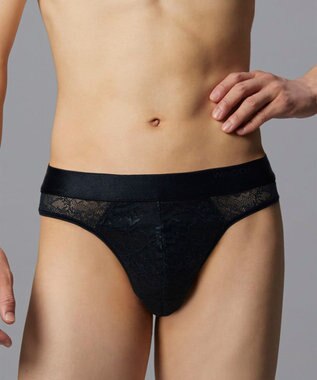 WACOAL MEN WACOAL MEN Tバック 【レースTバック】 通気性 フロント立体設計 前閉じ 下着 メンズ WF1832 /ワコールメン ダークブラウン