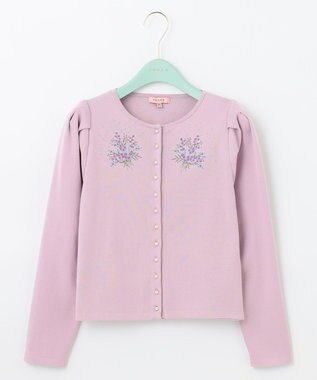 TOCCA 【洗える！】MINOSA KNIT カーディガン ラベンダー系