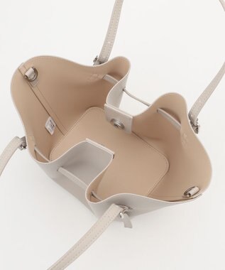 ICB メタルバックルミニトート トープ系