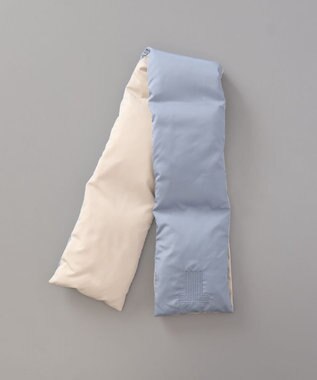 AURORA 【 LANVIN COLLECTION（ランバン コレクション） 】 リバーシブル中綿マフラー サックス