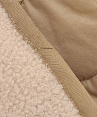 J.PRESS YORK STREET 【WOMEN】ロングキルトリバーシブルコート ベージュ系