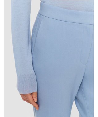 JOSEPH テーラリングクレープ　スリムトラウザーズ Faded Sky