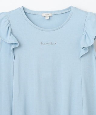 ANY KIDS ひんやりクール カットソーワンピース サックスブルー