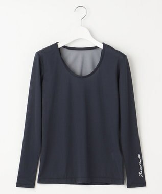 23区GOLF 【WOMEN】【吸水速乾・UVカット】３０ｄインナーUネック カノコ