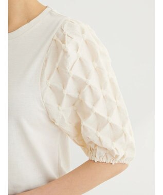 Green Parks ・ＳＵＧＡＲ　ＳＰＯＯＮ　フハクドットスリーブＴＥＥ Ivory