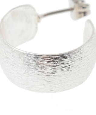 AMERICAN HOLIC ヘアラインフープピアス Silver