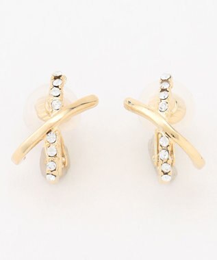 ANY 【WEB限定】クロスフープイヤリング(両耳用)