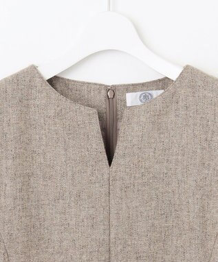 J.PRESS LADIES T/W シャブレーツイル ジャンパースカート ベージュ系