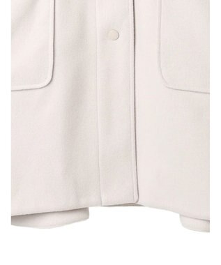 AMERICAN HOLIC 中空ＦＩＢＥＲ２ＷＡＹフード付きコート Light Gray