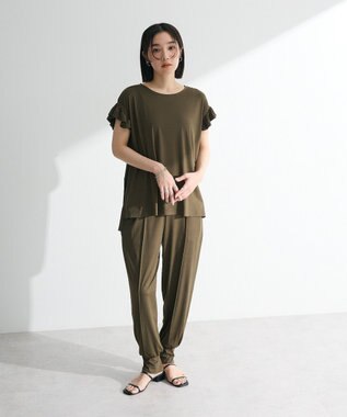 Green Parks ・ＳＵＧＡＲ　ＳＰＯＯＮ　【ラッシュガード】フリル Khaki