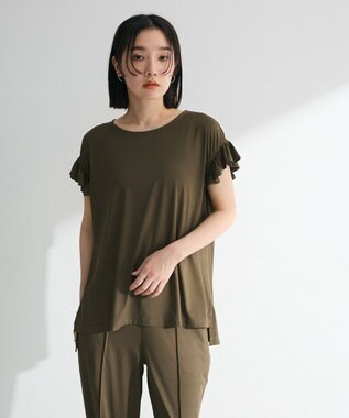 Green Parks ・ＳＵＧＡＲ　ＳＰＯＯＮ　【ラッシュガード】フリル Khaki