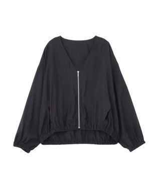 AMERICAN HOLIC Vネックドルマンブルゾン Black