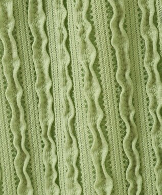 earth music&ecology ベルティカルフリルナロースカート Light Green