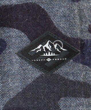 JOSEPH ABBOUD MOUNTAIN 【UNISEX】JOEコットンカモフラージュ シャツ ネイビー系7