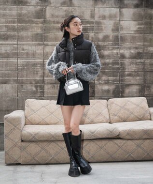 WEGO パディングショートベスト ブラック