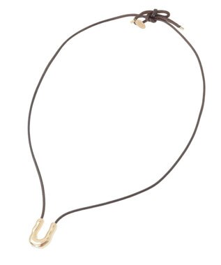 AMERICAN HOLIC ホースシュートップネックレス Brown