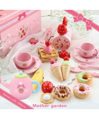 Mother garden 野いちご スウィートカフェリボン 《パステルティーポット付き》